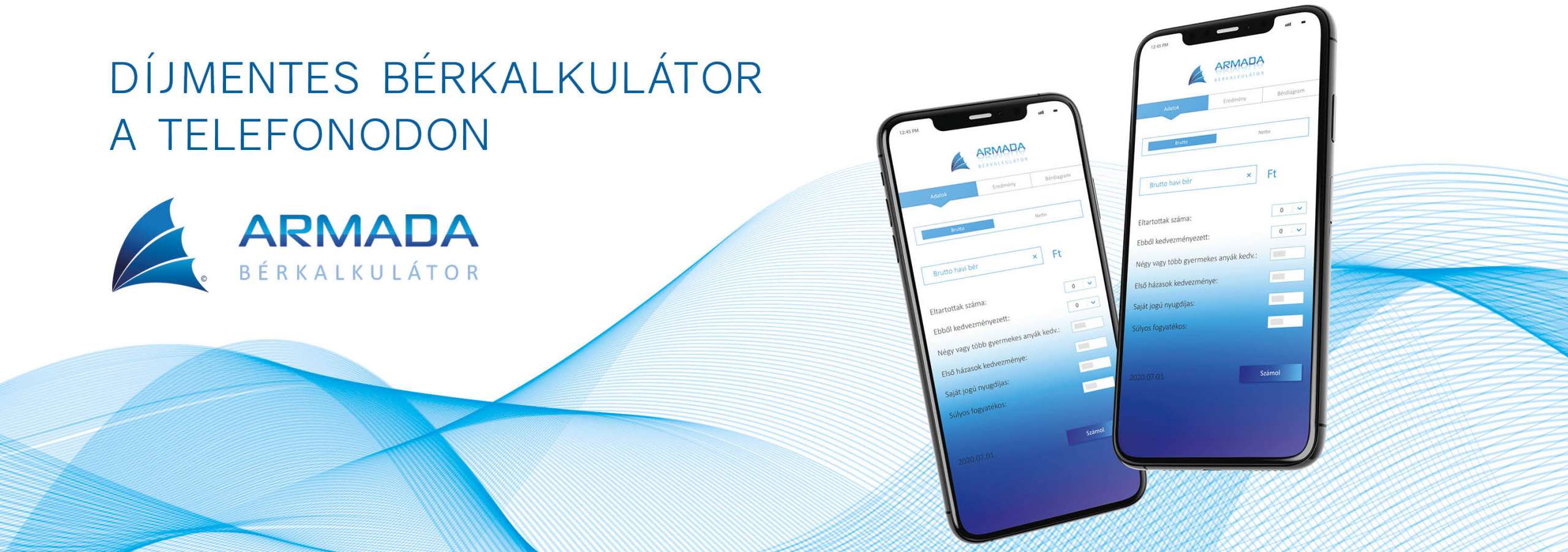 Okos Armada Bérkalkulátor, ami nettó és bruttó bér számolására is alkalmas