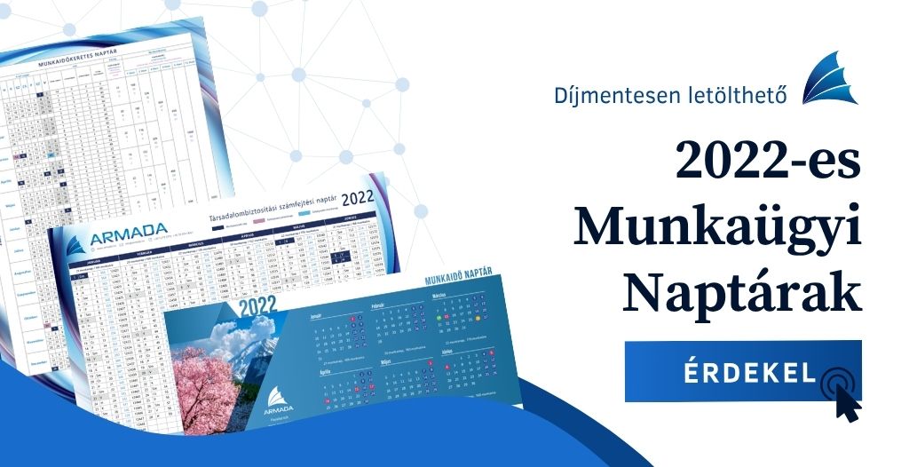 Armada 2022-es naptárak